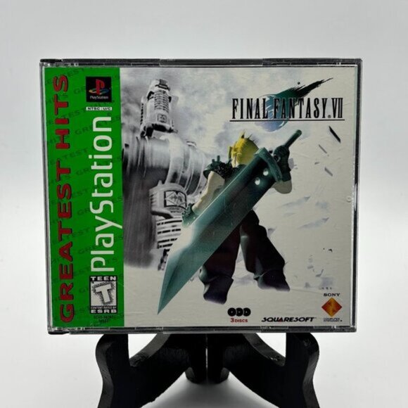 Final Fantasy VII 7 Green Label Greatest Hits PS1 Playstation 1 CIB - Picture 1 of 5